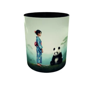 ماگ طرح پاندا و دختر ژاپنی